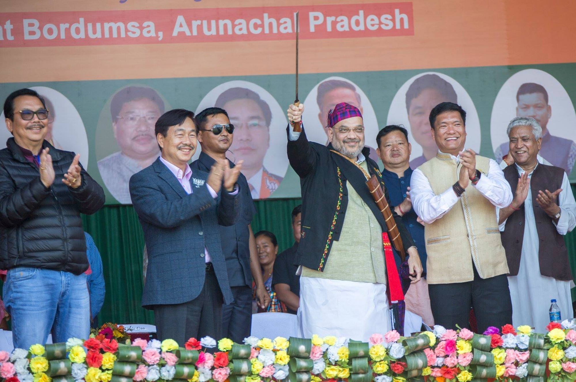 pema khandu with amit shah