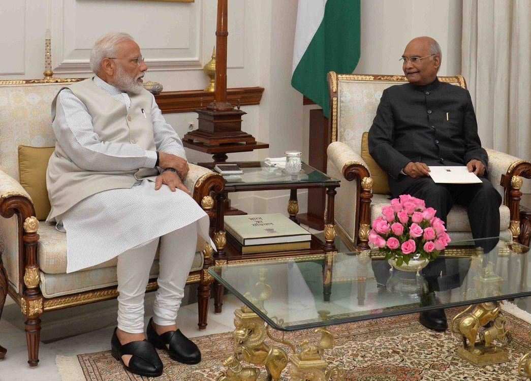 modi meets kovind