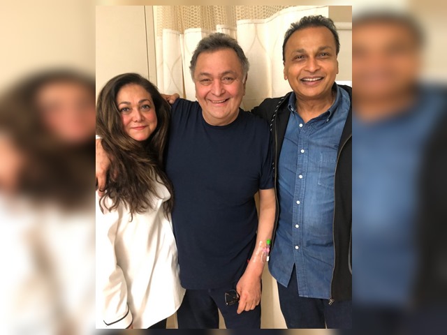 Anil Ambani meets Rishi Kapoor in US