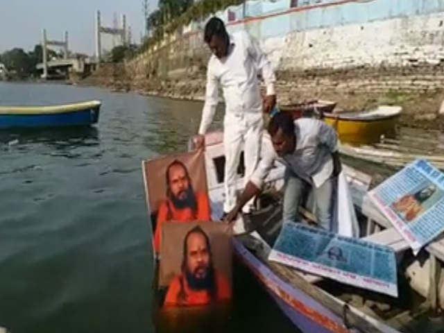 Water mausoleum to Swami Vairagya Nath