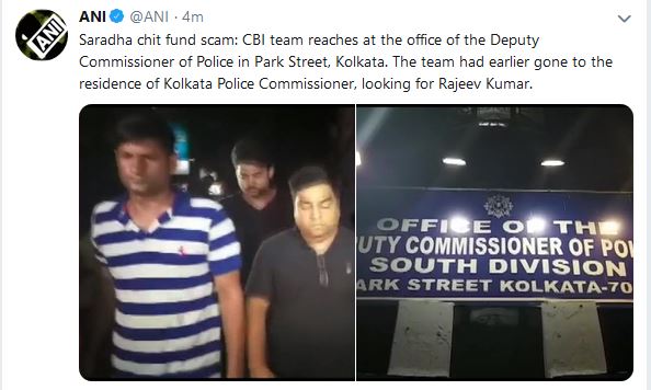 cbi raids house of rajiv kumar