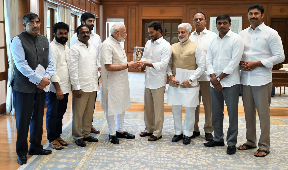 jagan mohan reddy meets pm modi