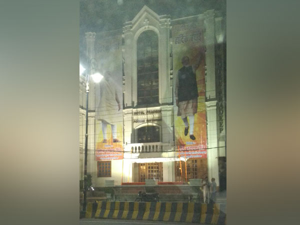 Posters of PM Narendra Modi in Varanasi