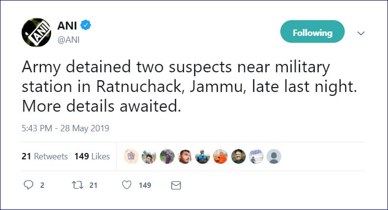 suspects-arrests-in-jammu etv bharat