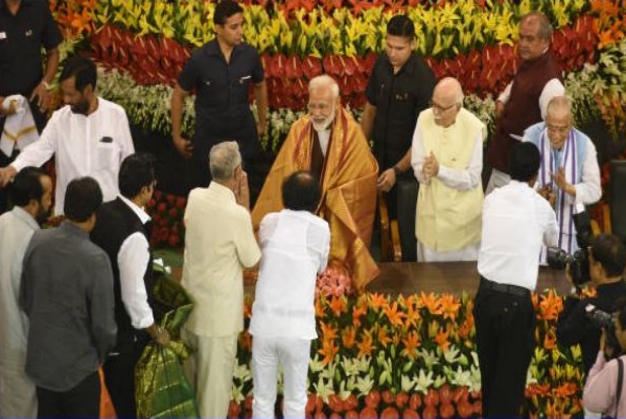 modi in central hall etv bharat