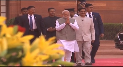 modi swearing in