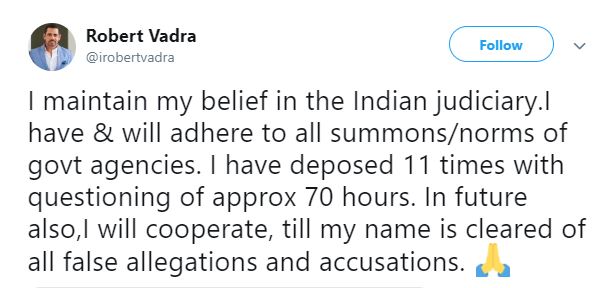 etv bharat vadra tweet