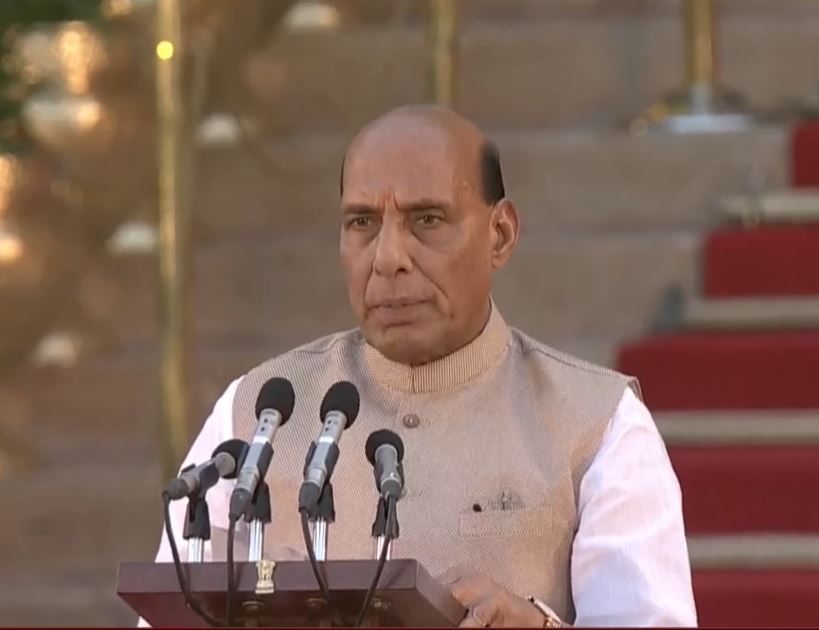 rajnath sworn in