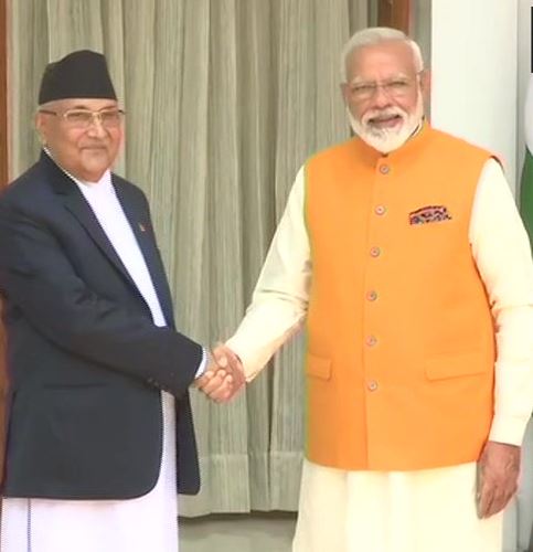 modi meets oli