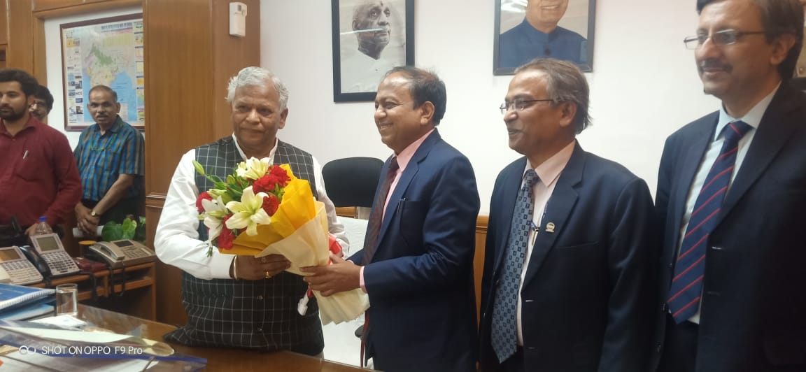 Ratan Lal Kataria took charge of the Ministry of Social Justice