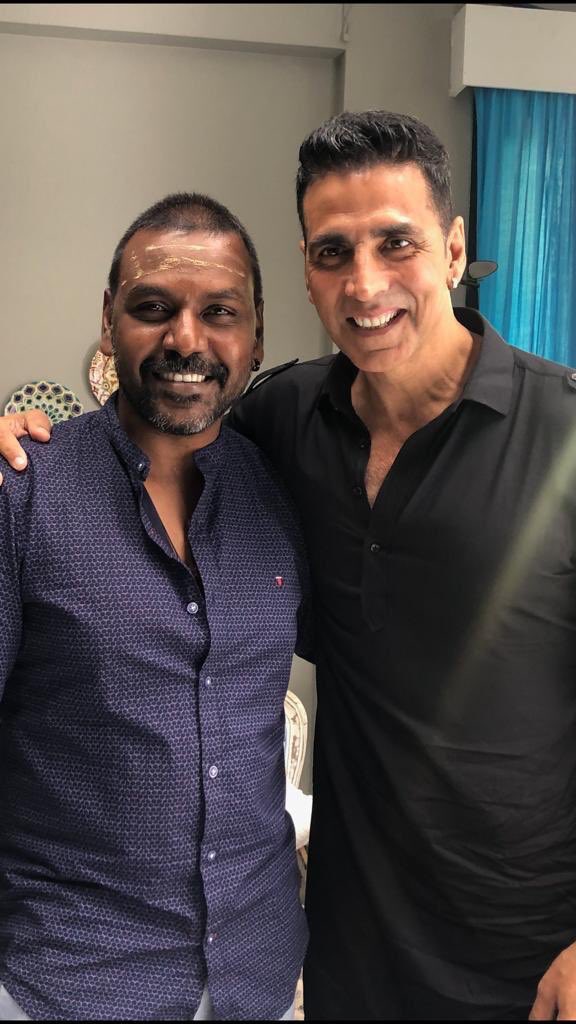 akshay kumar with Raghava Lawrence