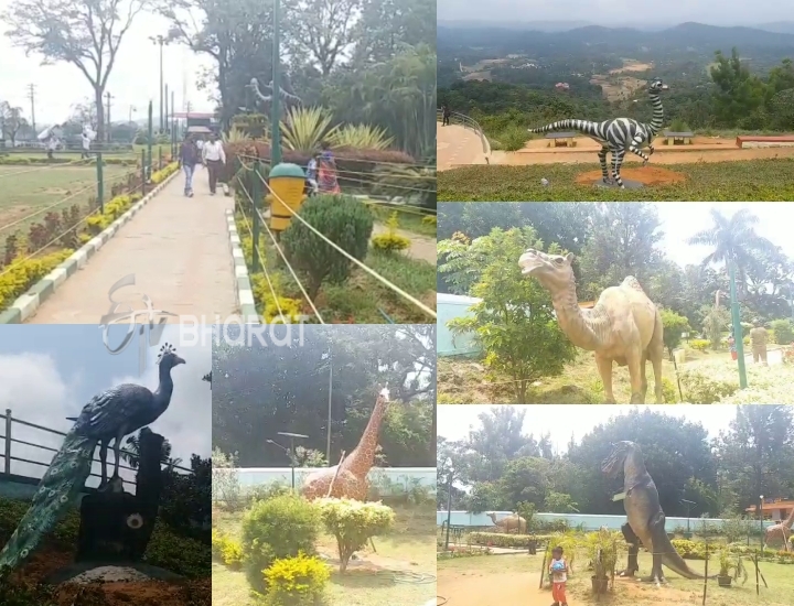 New guests in Madikeri Rajaseat garden