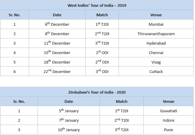 team india home season schedule