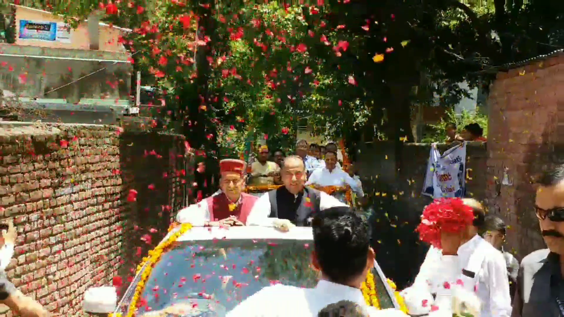 CM Jayram thakur arrived in his home district