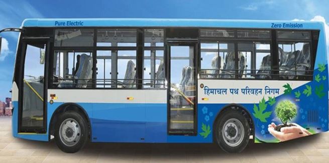 electric bus in shimla