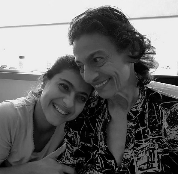 Kajol Share Photo with her mother Tanuja