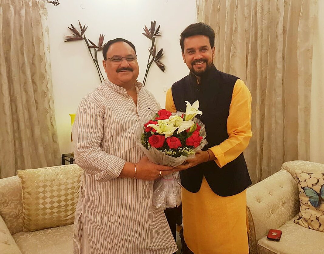 anurag thakur meet jp nadda