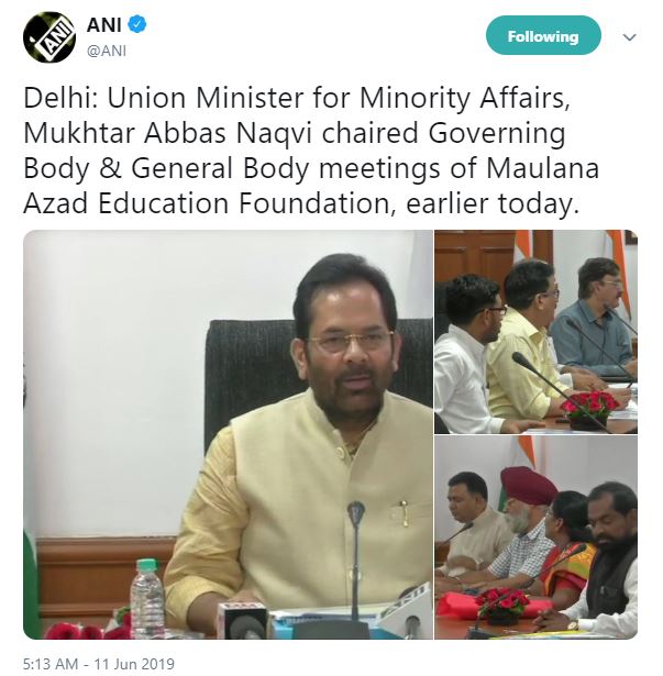 etvbharat Mukhtar Abbas Naqvi