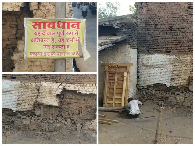 Police issued notice for breaking shabby building