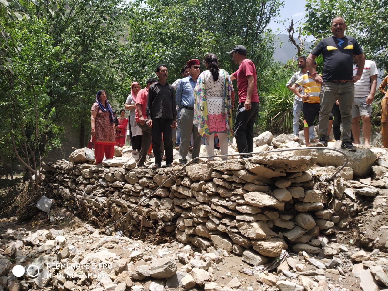 loss due to heavy rainfall in chamba