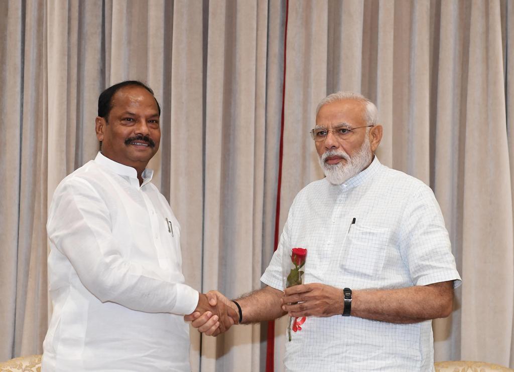 raghubar das meet pm narendra modi in new delhi