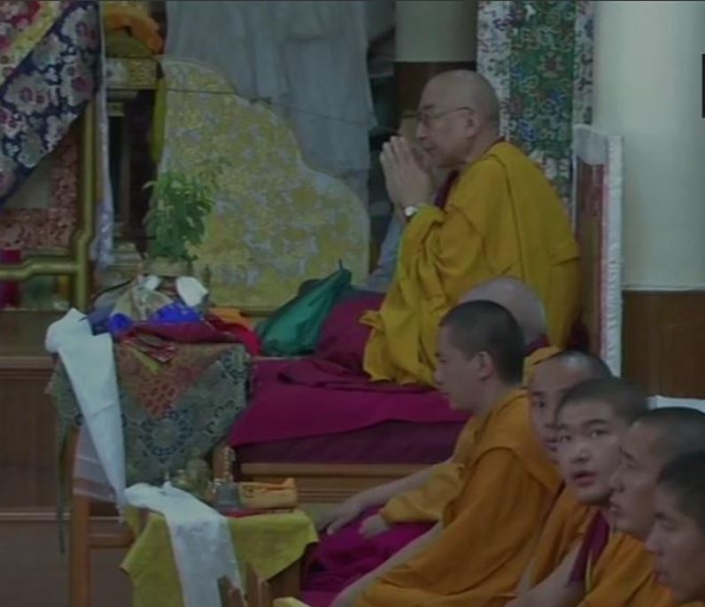 Tibetans offered special prayer in Dharamshala