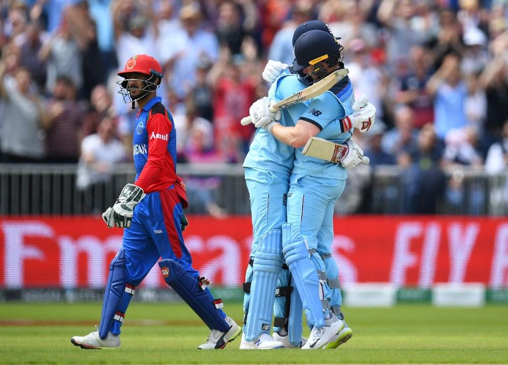 Afghanistan beaten by england in ICC world cup 24th match