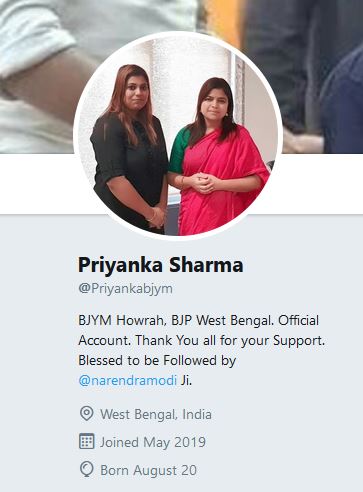 priyanka sharma after followed by modi