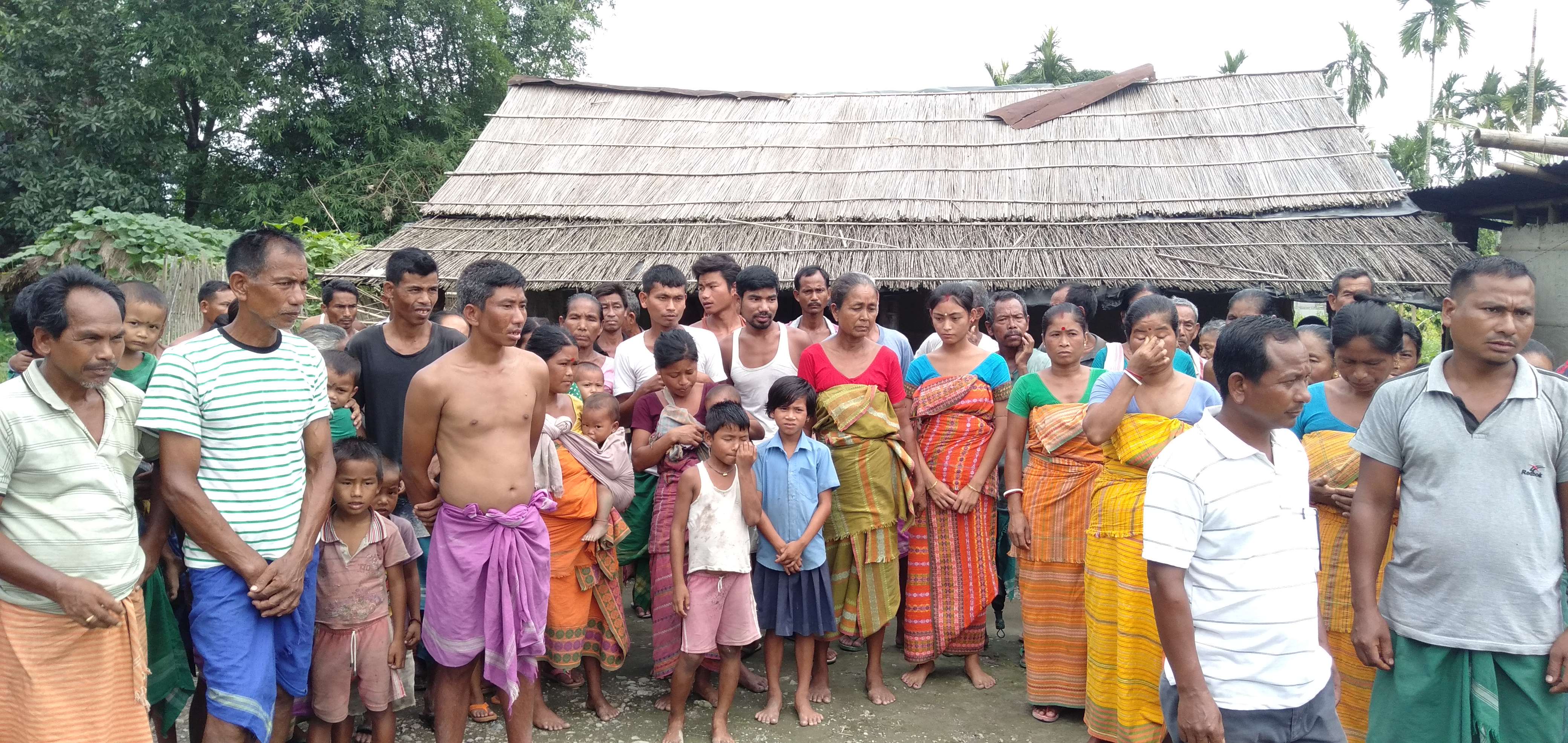 Villagers protest against woman's arrest in Assam