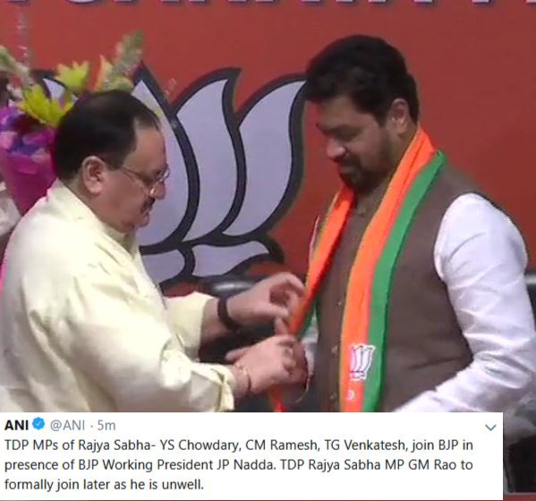 tdp mp joins bjp