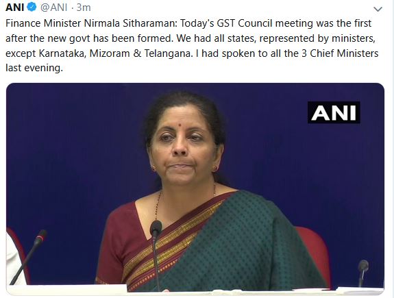 sitharaman after gst council meet