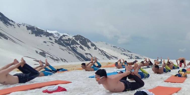 itbp personnel performed yoga