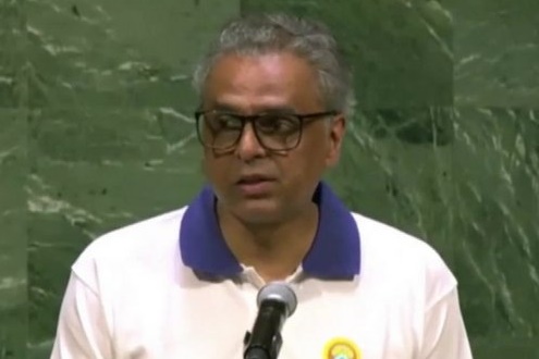 Indias permanent representative to the United nations shri Sayyad Akbaruddin