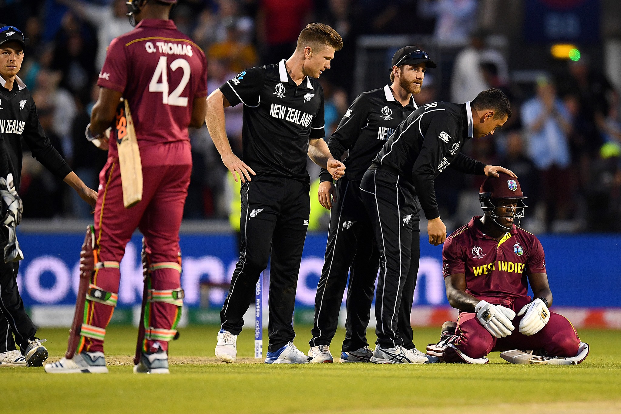 Carlos Brathwaite  sad reaction