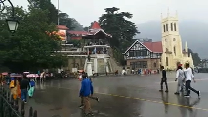 rainfall in shimla