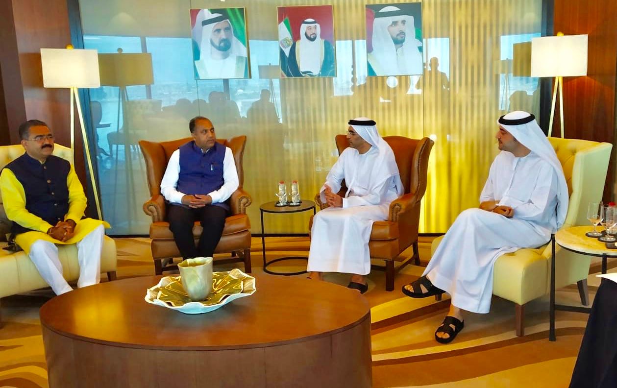 CM jairam thakur UAE tour