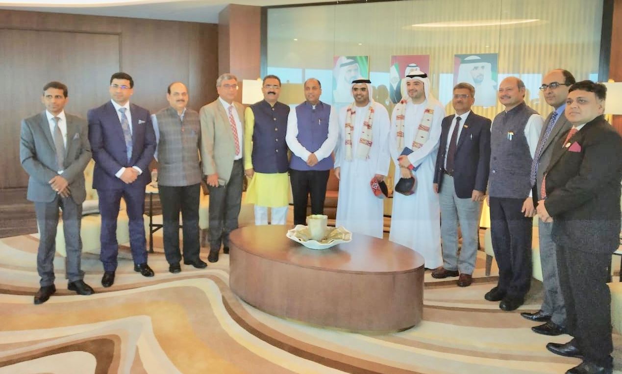 CM jairam thakur UAE tour