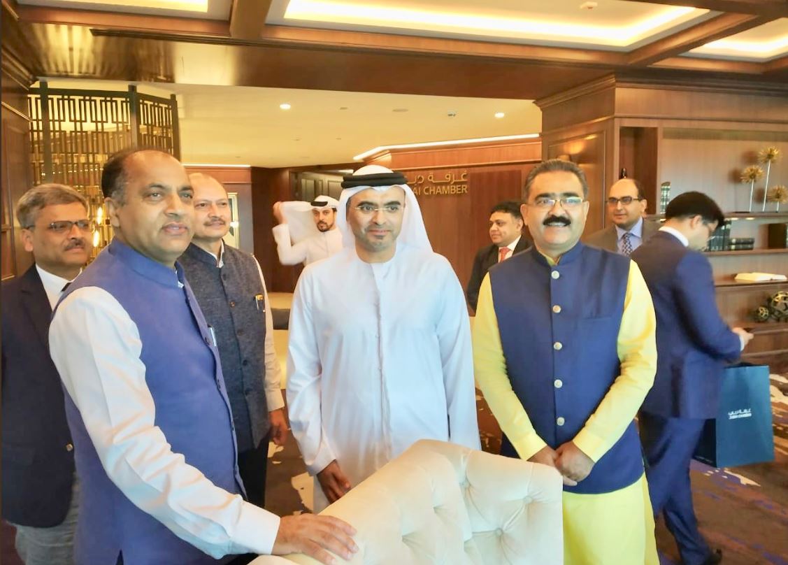 CM jairam thakur UAE tour