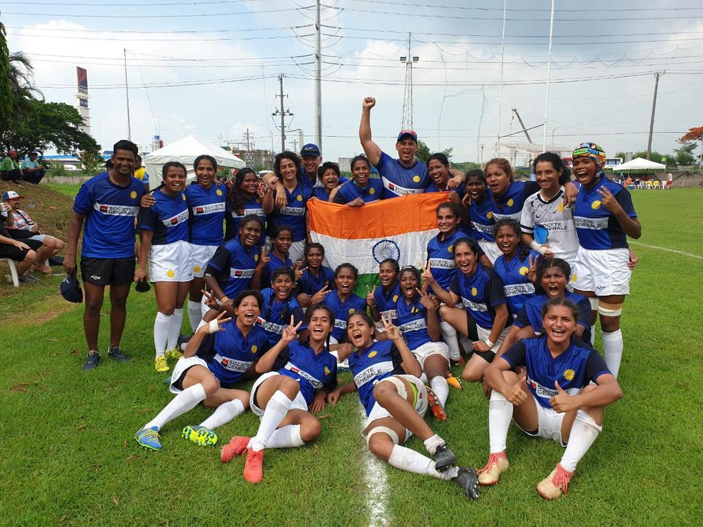 indian, women rugby team, history, first, international win, bhubaneswar,