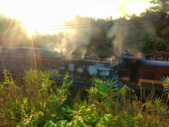 pictures of samaleshwari rail accident in jagdalpur