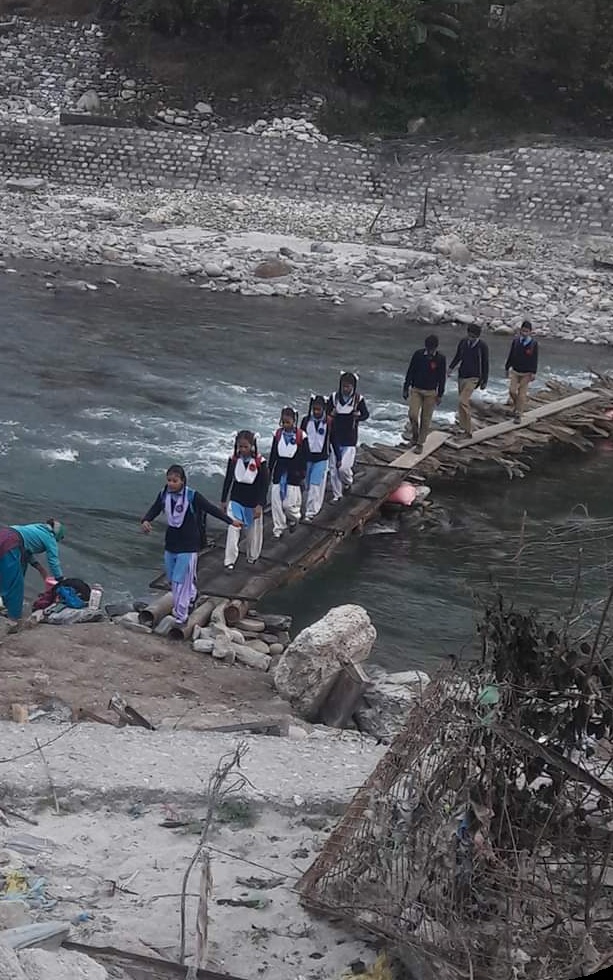 bridge collapsed