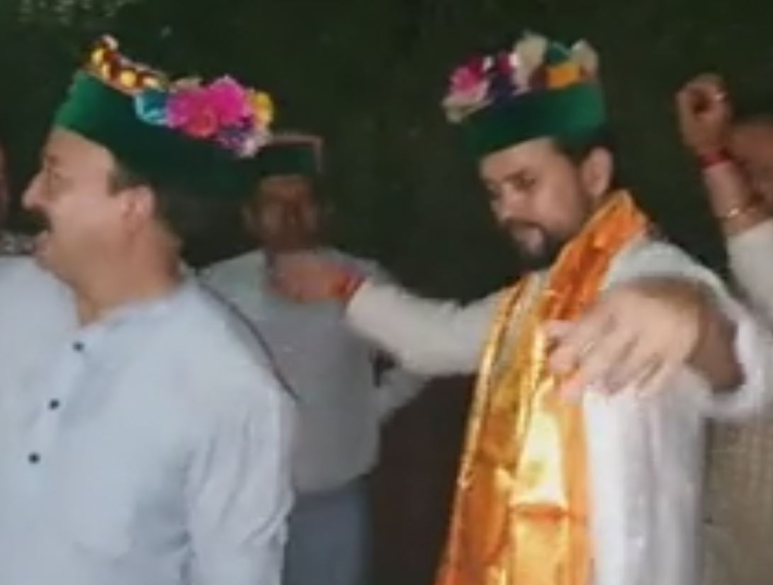 JP Nadda and Anurag thakur in Delhi