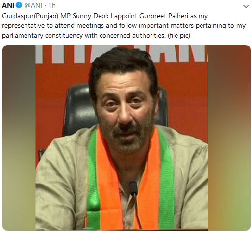 sunny deol names representative