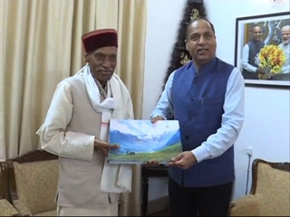 padmashree Subhash Palekar met with cm jairam thakur