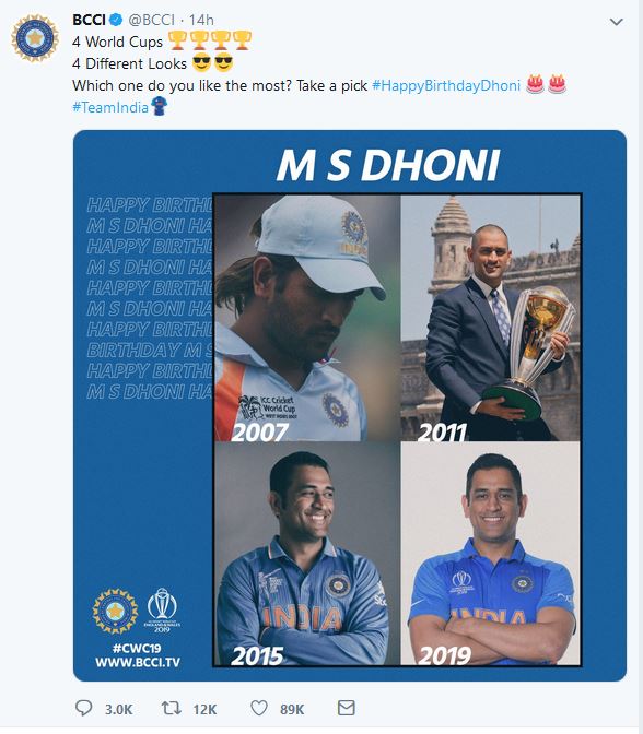 happy birth day dhoni