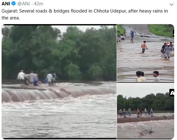 heavy rain in chota udepur gujarat