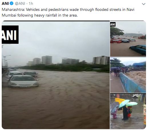 heavy rain in navi mumbai