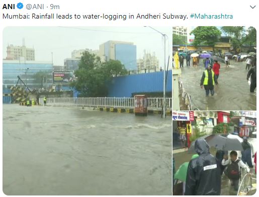 heavy rain in andheri mumbai