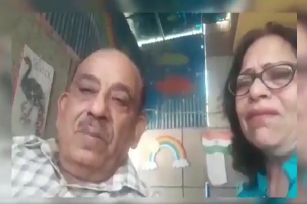 The elderly couple had shared a video narrating daily harassment by their son and daughter-in-law