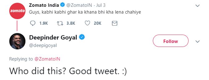 Zomato CEO